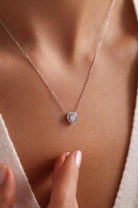 Heliophilia Silver Collar de Plata de Ley 925 con Colgante Heliophilia Silver Collar de Plata de Ley 925 con Colgante